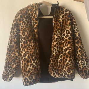 VS reversible leopard jacket